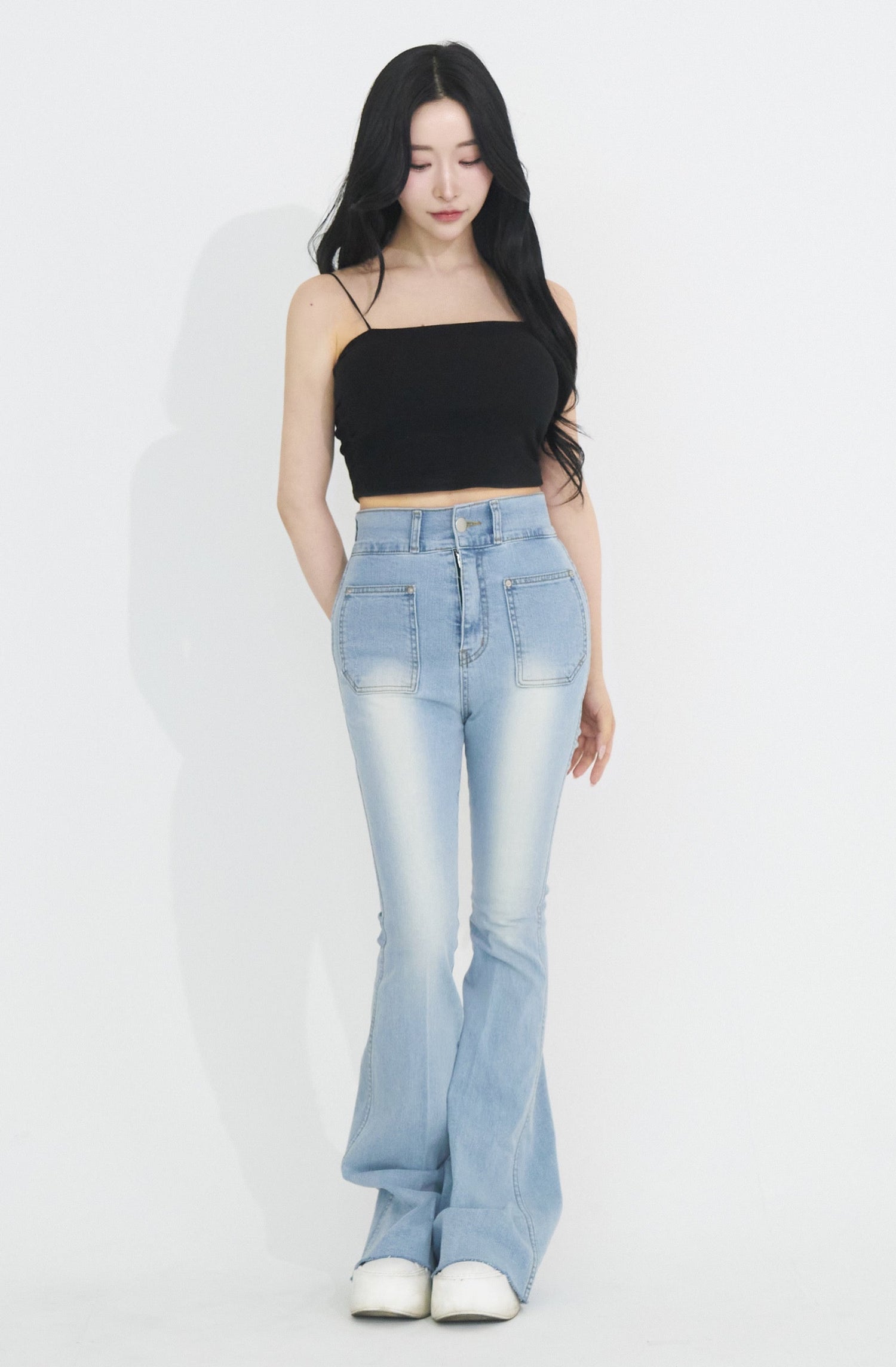 メイクミー フレアデニム