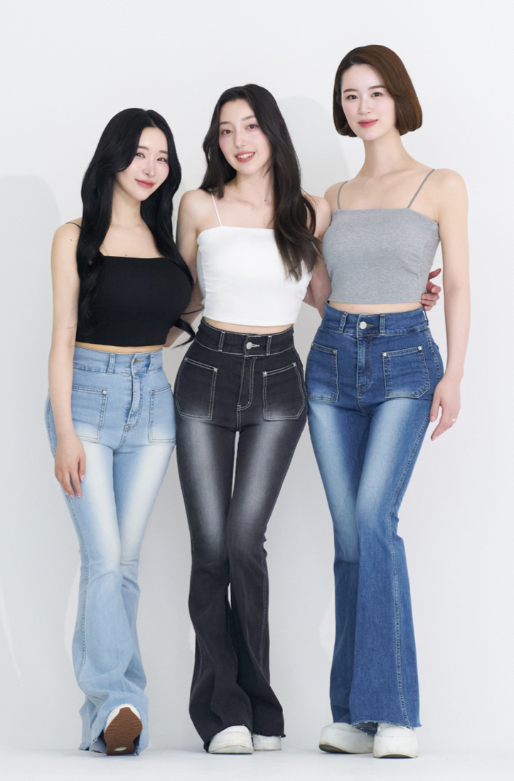 メイクミー フレアデニム